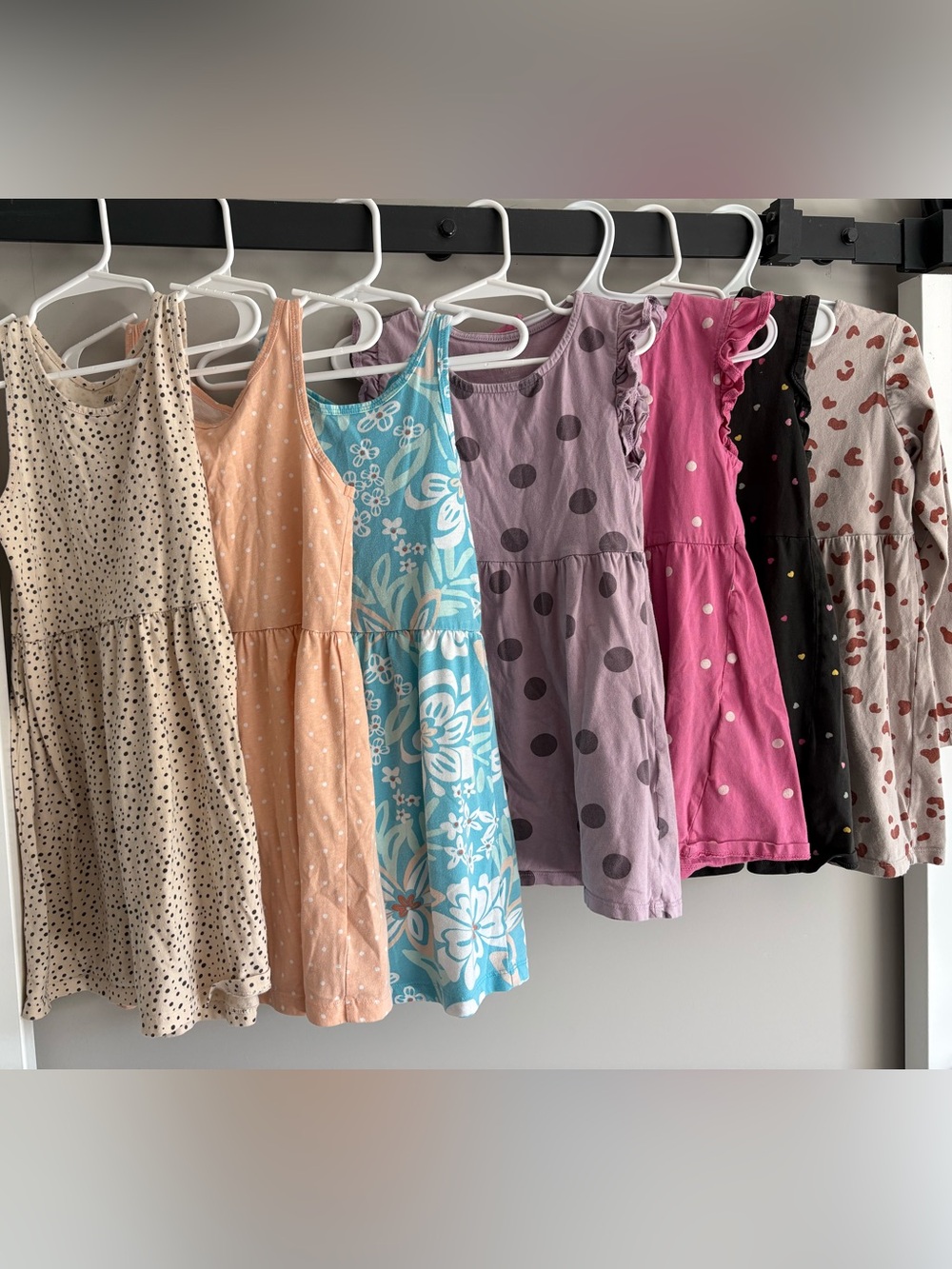 Multi-Color girls cotton Dresses Pack